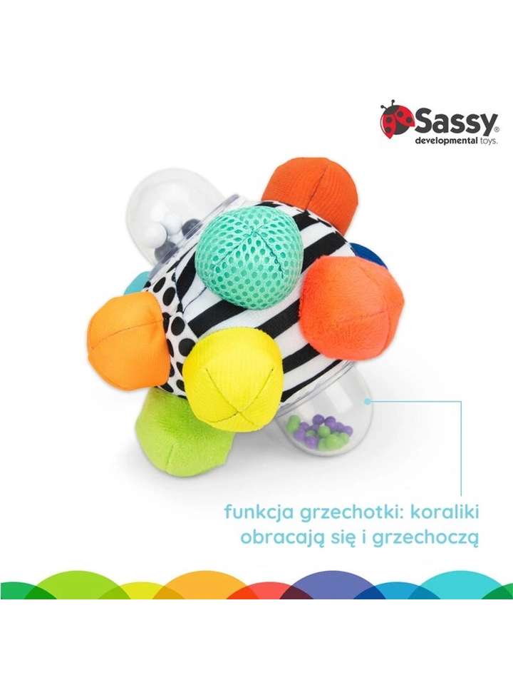 pilka-sensoryczna-z-wypustkami-zabawka-do-wozka-dla-dzieci-sassy-3
