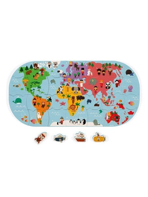 puzzle-do-kapieli-mapa-swiata-janod-miniaturka