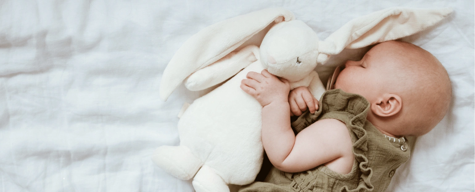 Blog - banner - Pierwsza przytulanka dla niemowlaka — jaka powinna być
